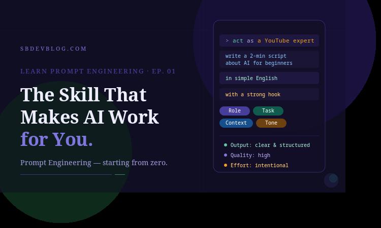 The Skill That Makes AI Actually Work for You