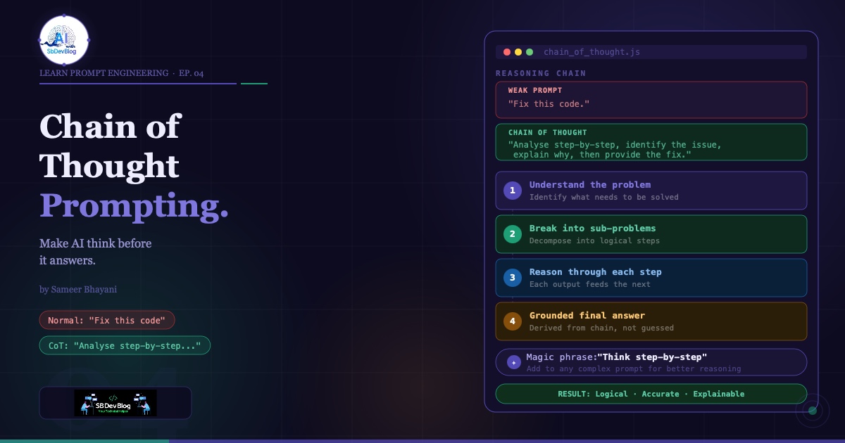 Chain of Thought Prompting: A Practical Guide for Better AI Results